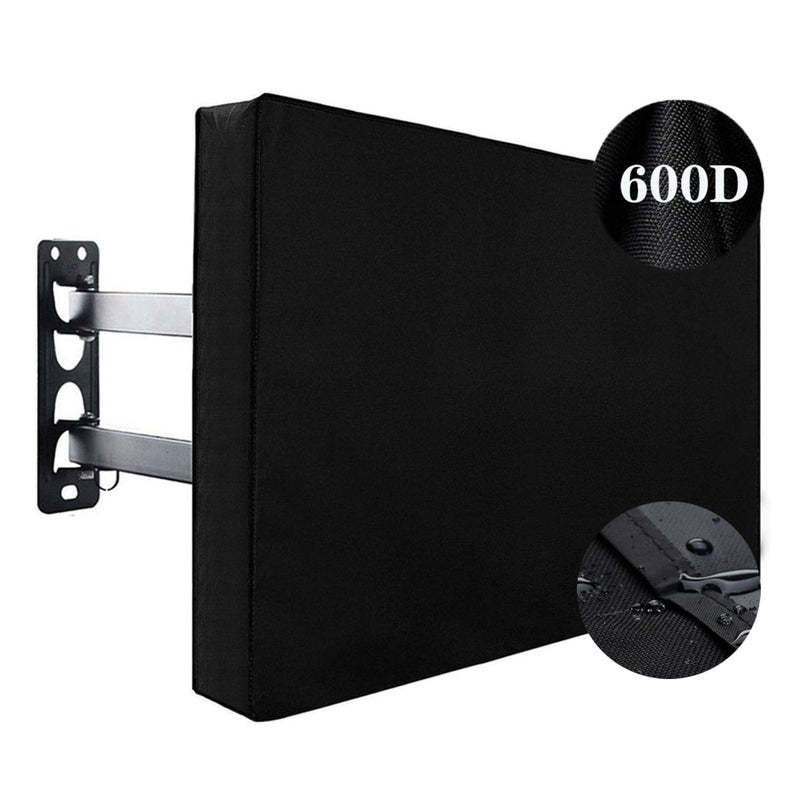 Indeed BUY غطاء تلفاز خارجي 55" - 58" - مع غطاء سفلي - أغطية تلفاز مقاومة للماء 600D ومواد مقاومة للغبار والطقس، احمِ شاشات تلفاز LED وLCD وPlasma الخاصة بك. - Image 1